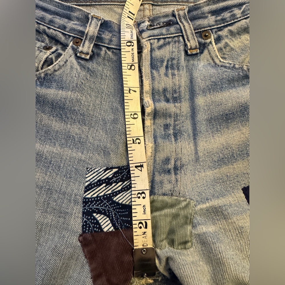 Patchwork Denim Jeans - image 6